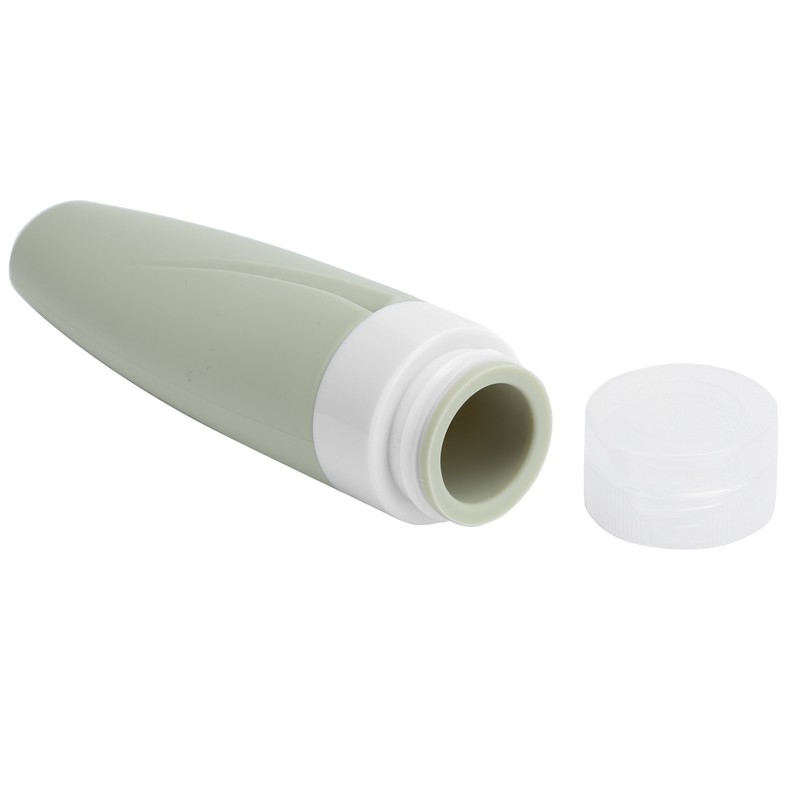 Empty Dispenser Bottle Silicone Refillable Container Shampoo Body Wash Travel