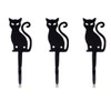 Fayesia Wrought Iron Wall Hooks - Blacksmith Handcrafted Set of