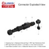 CNLINKO LP-16 Industrial Waterproof Connector IP68 Round Connector Quick Release