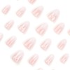 Gloss & Go 24 Reusable Artificial Fake Nail Set| Light