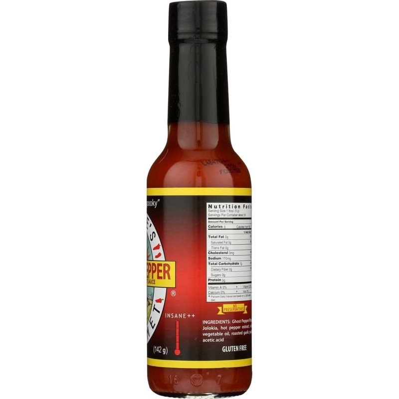 Dave's Gourmet Ghost Pepper Jolokia Hot Sauce, Pack of 1