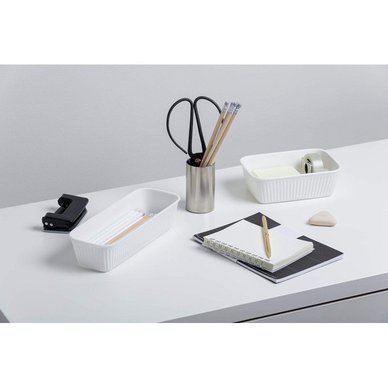 Tatay Drawer Organiser A5 Baobab, Polypropylene, BPA free, White. Measures