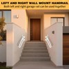 Left Side Wall Mounted handrail, Garge Door Stair Railing for
