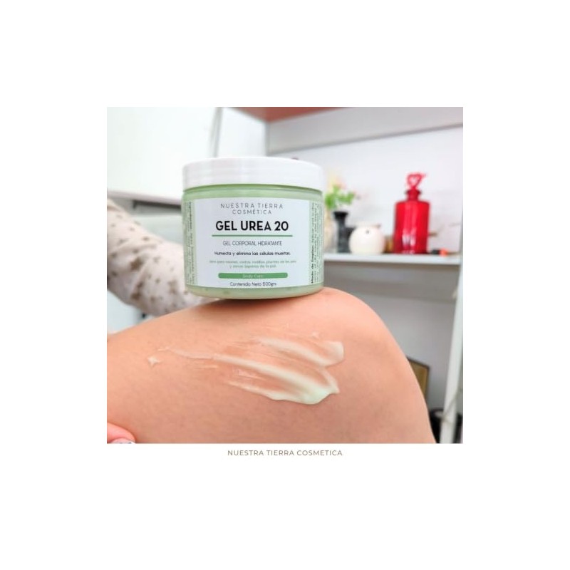 Nuestra Tierra Cosmética Gel Urea 20, Gel Corporal Hidratante y