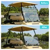 10L0L Clear Golf Cart Windshield for Club Car DS 1982-2000