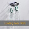 2Pcs Gold Soap Dish for Shower Creative Hanging Drain Rack,