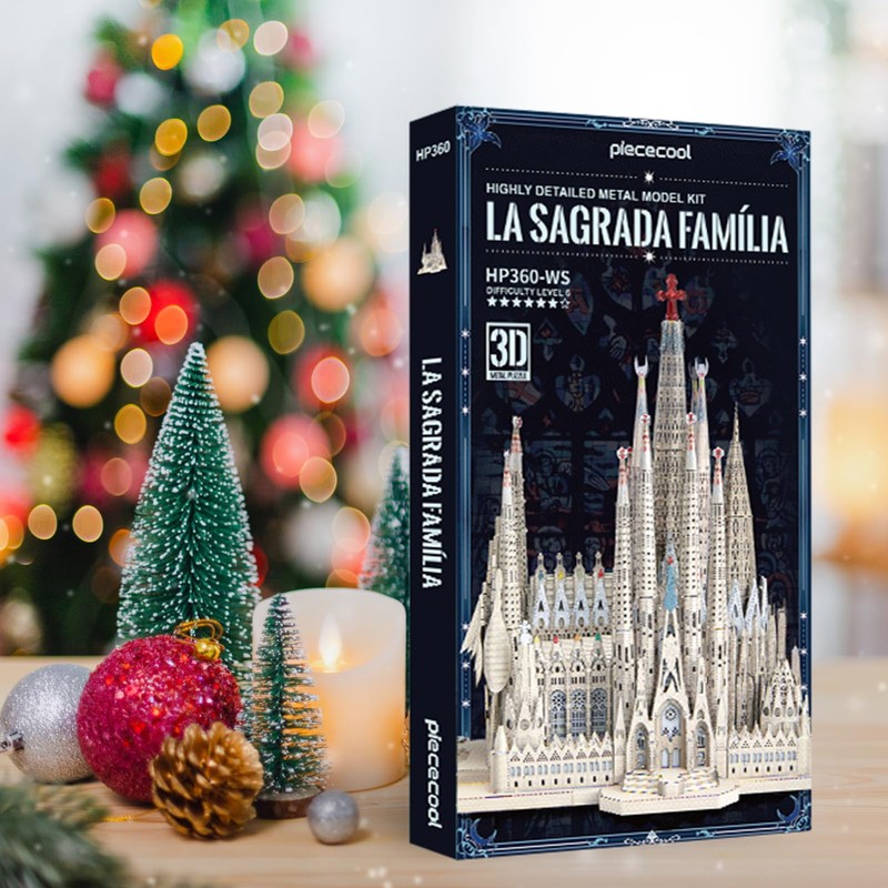 Piececool 3D Puzzles for Adults, La Sagrada Família Metal Model