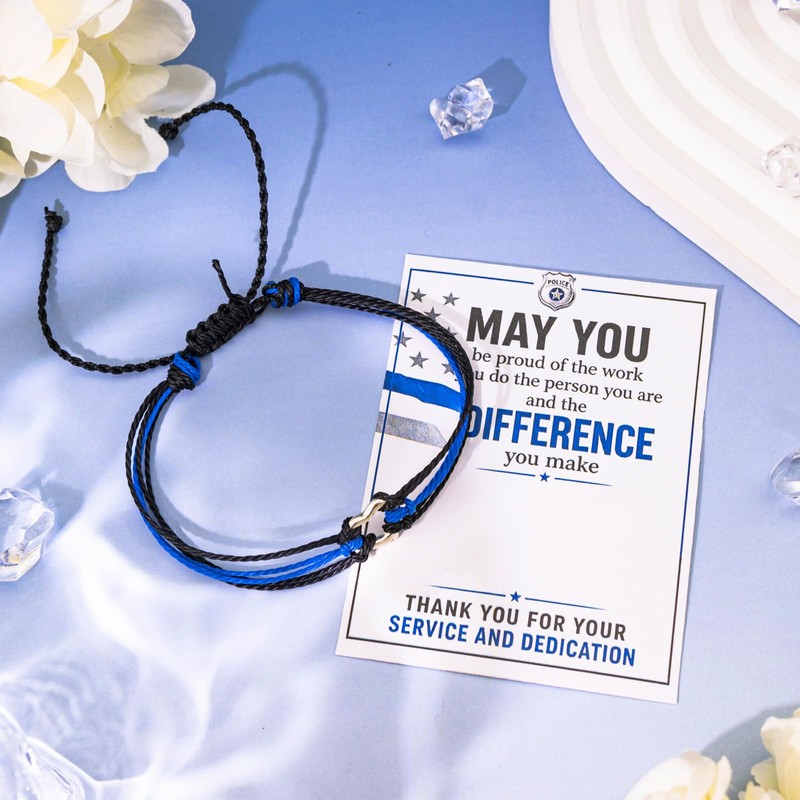 Police Officer Gifts Police Bracelet for Men Cop Law Enforcement