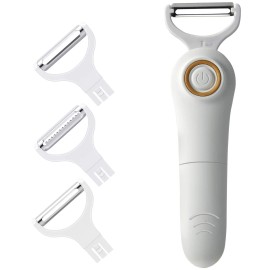 PANGPENG Electric Fruit Vegetable Peeler, Handheld Potato Peeler Pro Set, Kitchen Peel...