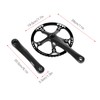 Bicycle Crank Chainring Set 45T 47T Crank Chain Set Bicycle