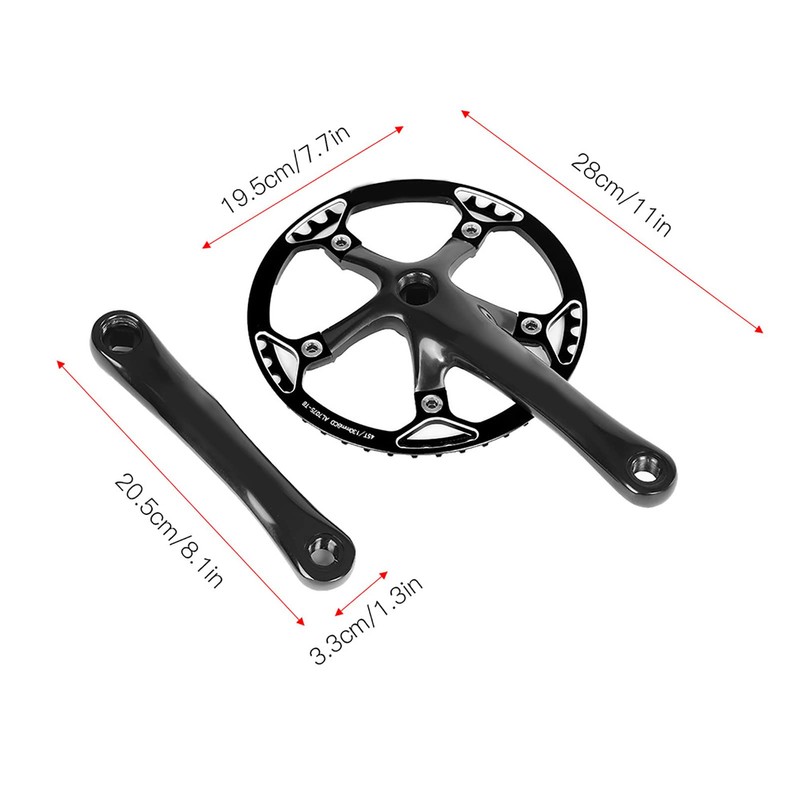 Bicycle Crank Chainring Set 45T 47T Crank Chain Set Bicycle