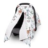 TANOFAR Baby Carseat Canopy, Peekaboo Opening Car Seat Canopy for