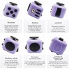 Yeefunjoy 4 Pcs Fidget Toy Cube Toy Sensory Toy Stress