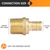 HeSun 20-Pack PEX Fittings, 3/4" PEX x 3/4" Male NPT,