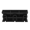 Toothbrush Holder Space Aluminum Rust Prevention Black Toothbrush Storage Rack