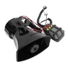 Car Megaphone Speaker 7 Tone Sound Siren Horn Emergency Sound