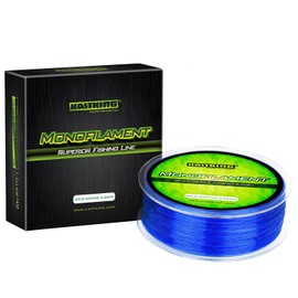 KastKing Premium Monofilament Fishing Line, Chrome Blue,300Yds,30LB