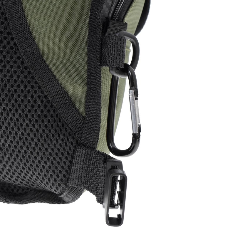 Komine SA-053 Motorcycle Riding Leg Bag 1 Reflective Black Free