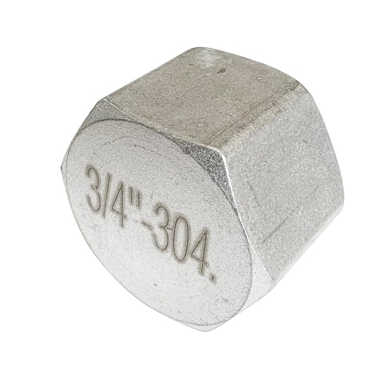 LOZOME 3/4" Female Thread Plug Hex End Cap 304 Stainless