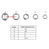 Ejoyous Fishing Split Rings Split Rings Stainless Steel 200 Pieces
