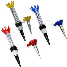 Ken R Golf Tees Magnet 3 Colors Set with String Short, Long, Anti-Loss, Separation, No Loss, 3.1 inches (8 cm) (Clear Red, Clear Blue, Clear Yellow)