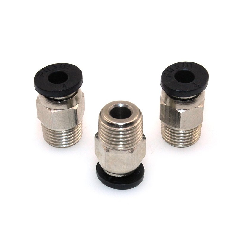 Witbot PC4-M10 Male Straight Pneumatic PEFE Tube Push In Quick