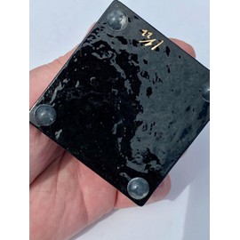 Shungite Pyramid Crystal Orgone Generator Energy Accumulator PERFECT GIFTING TOOL!!!! Metal Core Made using Advance Harmonics Orgonite Many Beautiful Ingredients! mc2h275b(Shungite)