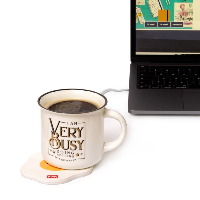 Legami - USB Cup Warmer, Keeps Drinks Warm Ideal for