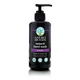 Natural Hand Wash by Herbal Choice Mari (Lavender, 6.8 Fl Oz Glass Bottle) - Made with Organic Ingredients - No Toxic Synthetic Chemicals