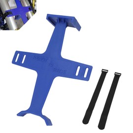 IUVWISN Motorcycle Front Fork Saver Universal 11.2 Inch Fork Saver Fork Support Guard with 2 Velcro Straps for Dirt Pit Bike Motocross Blue