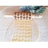 Christmas Set of 3 Children's Rolling Pin for Homemade Pastries.