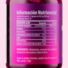 Belacaps Resveratrol  Vitamina E 60 Cápsulas Para Mujer                                                                                               