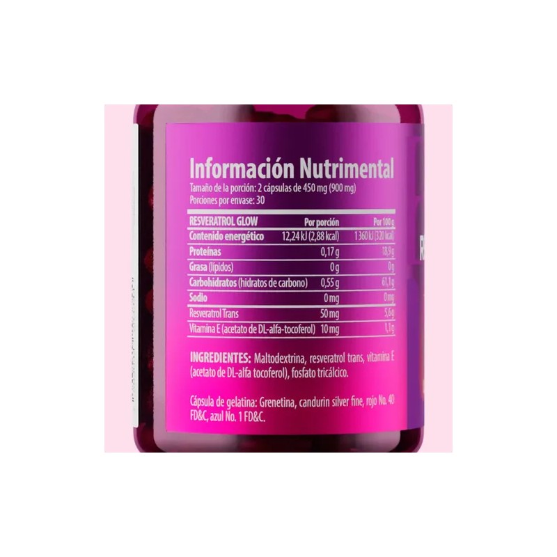 Belacaps Resveratrol Vitamina E 60 Cápsulas Para Mujer