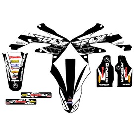 Senge Graphics Inc 2004-2018 CRF 250 X 13 FLY Black Senge Graphics Kit Compatible with Honda - Base Kit, 19/21