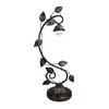 Radiance Goods Dragonfly Tiffany-Style 1 Light Accent Table Lamp 8"