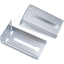 homdiy Rear Mount Brackets Metal Drawer Slides Brackets 2 Pairs - Cabinet Drawer Brackets for Face Frame Cabinet,1.77 inch(45mm)