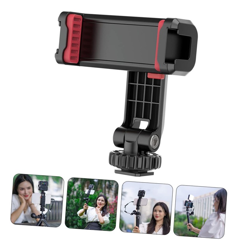 Operitacx Phone Stand for Tripod Cold Shoe Mic Mount °