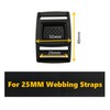 EesTeck 10 Pack 20mm Release Buckles Plastic Center Release Buckle