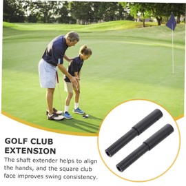 BIUDECO 2pcs Golf Club Extension Rods Graphite Shaft Putter Extender Lightweight and Design for Easy Installation for Golf Equipment Repair