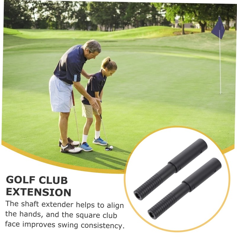 BIUDECO 2pcs Golf Club Extension Rods Graphite Shaft Putter Extender