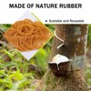 Rubber Bands Yellow Rubber Elastic Bands 500PcsThick Natural Rubber Bands