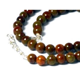 Landscape Jasper Sterling Silver 925 Necklace (LJNL1507151)