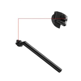 HUA 27.2 x 300 mm Alloy Seatpost 1.07inchx11.81inch Bike Bicycle Alluminium Alloy Seat Post with Micro Adjust Clamp