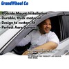 Window Deflectors Smoke Tinted Tape-On Side Window Vent Visor Deflectors