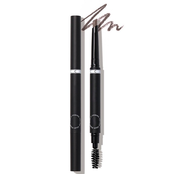 Precision Eyebrow Pen with Diamond-Shaped Tip, Retractable Design, Waterproof, Long-Lasting,