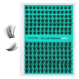 Lash Clusters Wispy 168PCS Eyelash Extension Cluster Lashes Individual Lashes DIY Lash Extension Natural Look Cluster Eyelash Extensions False Eyelashes at Home for Beginners(Medusa,D-Mix8-16mm)