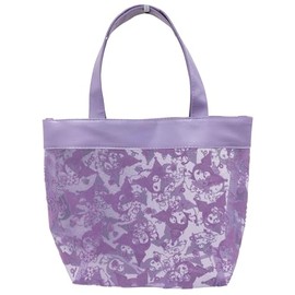 Eye Planning Sanrio Characters Tulle Flocked Mini Tote K8680B Black W11.8 x H7.9 x D 4.3 inches (300 x 200 x 110 mm)