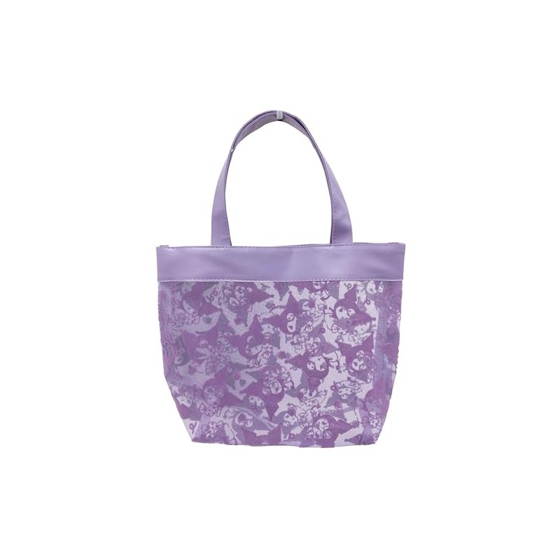 Eye Planning Sanrio Characters Tulle Flocked Mini Tote K8680B Black