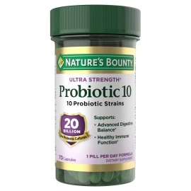 Ultra Nature's Bounty Ultra Strength Probiotic 10 - 70 Capsules