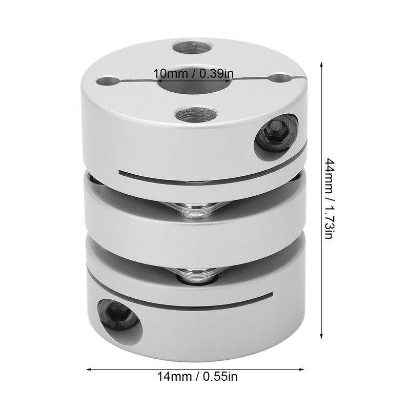 Double Diaphragm Coupling Coupler U Shaped Clamp Tight for Motor